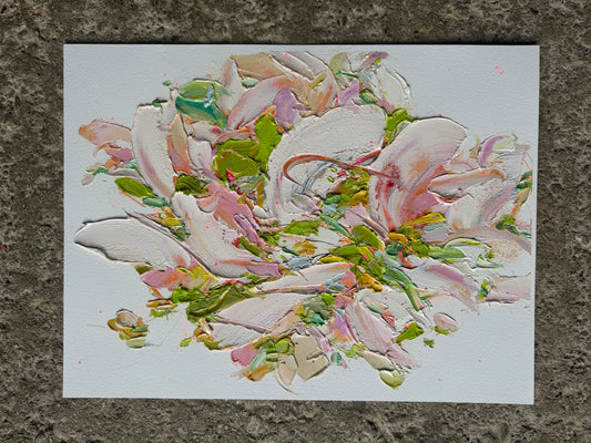 Study in Oil on Paper, Large - I