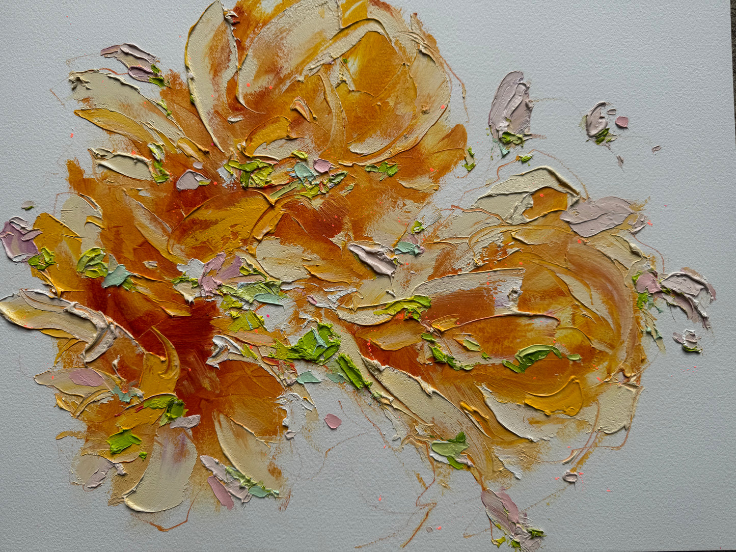 Study in Oil on Paper, Large - III