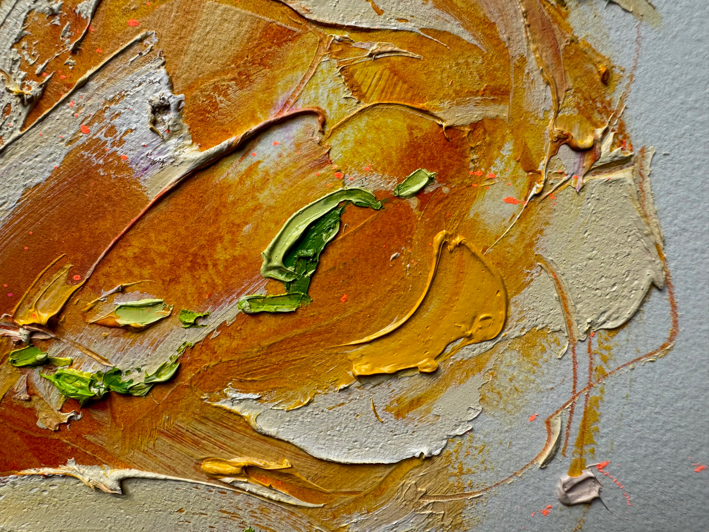 Study in Oil on Paper, Large - III