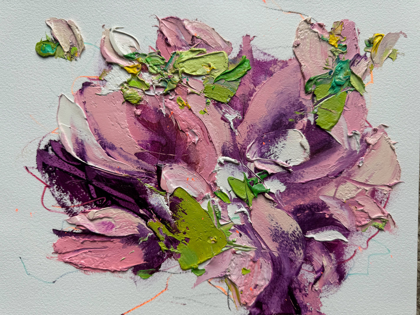 Study in Oil on Paper - I
