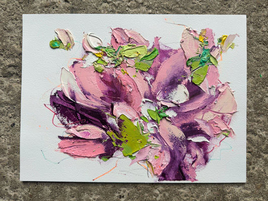 Study in Oil on Paper - I