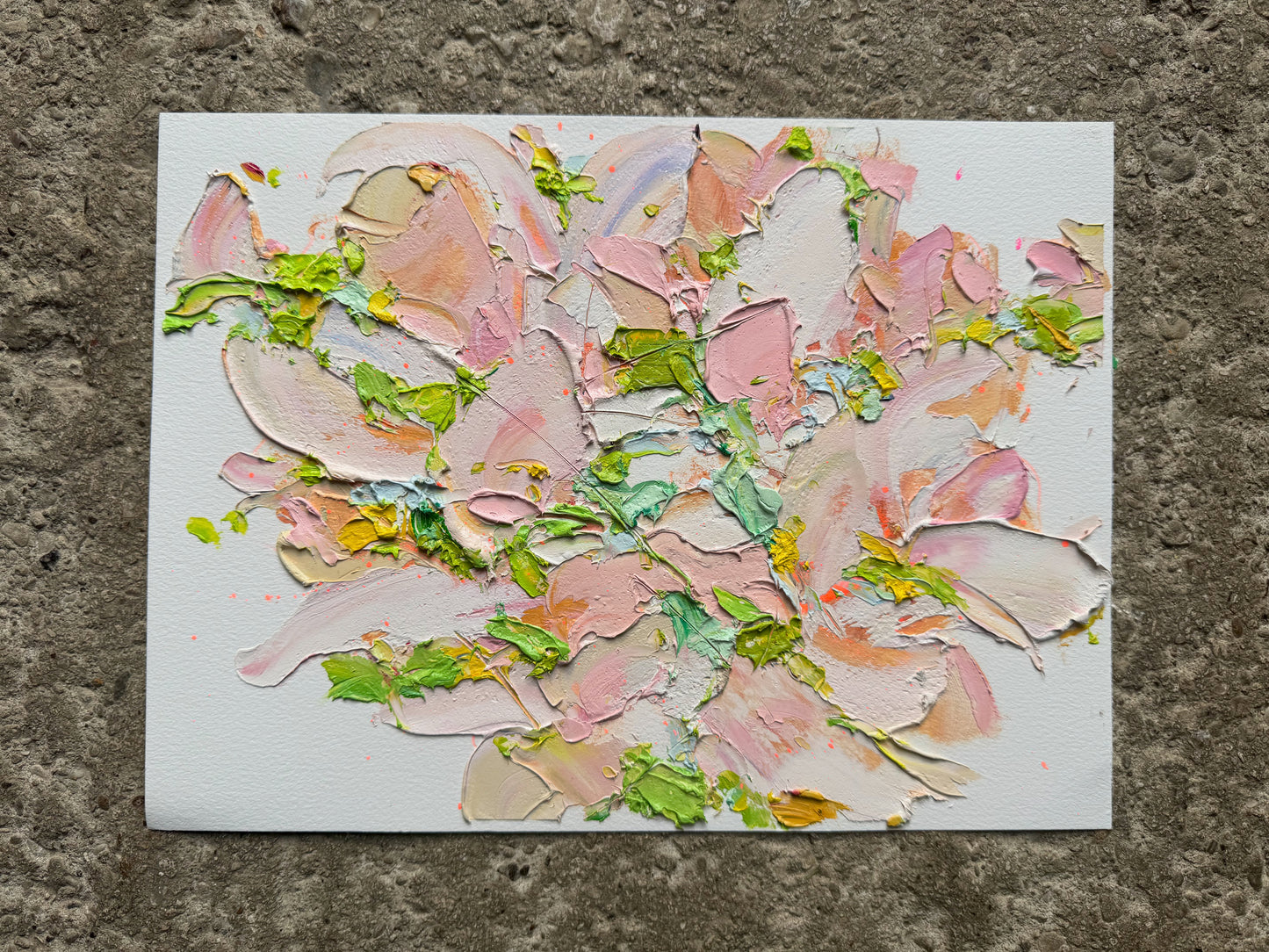 Study in Oil on Paper - II