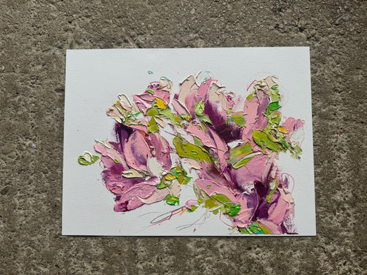 Study in Oil on Paper, Large - II