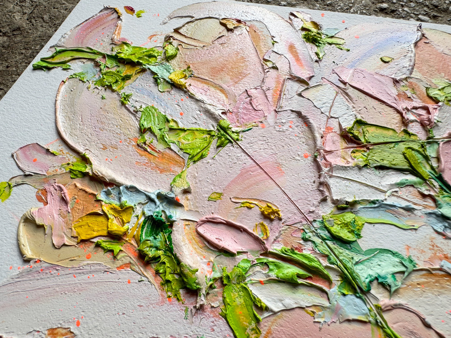 Study in Oil on Paper - II
