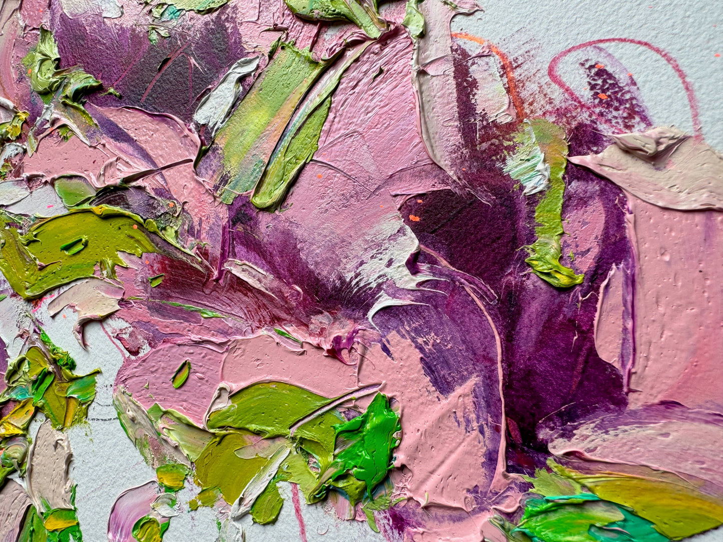 Study in Oil on Paper, Large - II