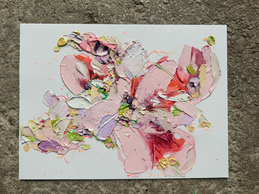 Study in Oil on Paper - V