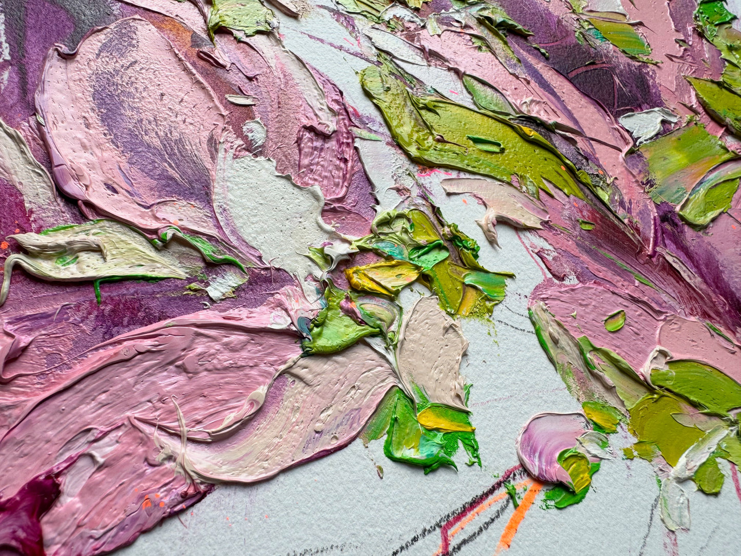 Study in Oil on Paper, Large - II
