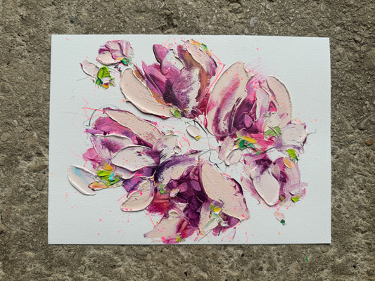 Study in Oil on Paper - VII