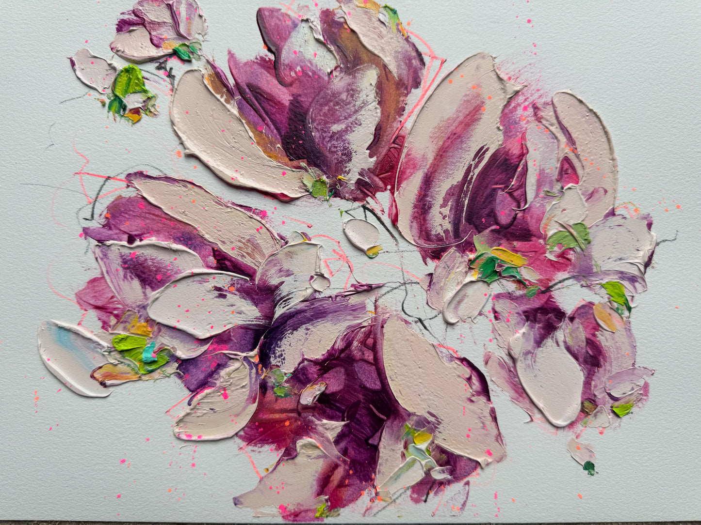 Study in Oil on Paper - VII