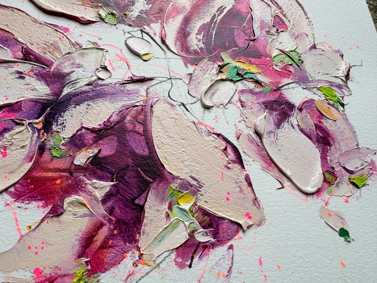 Study in Oil on Paper - VII